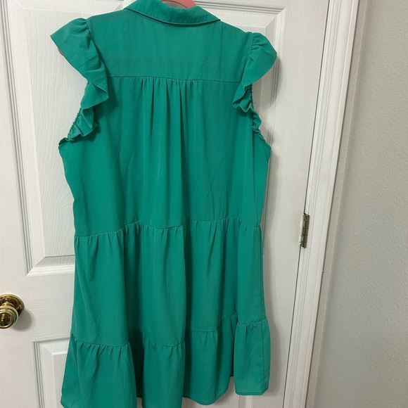 Umgee Aqua Dress - Picture 3 of 8